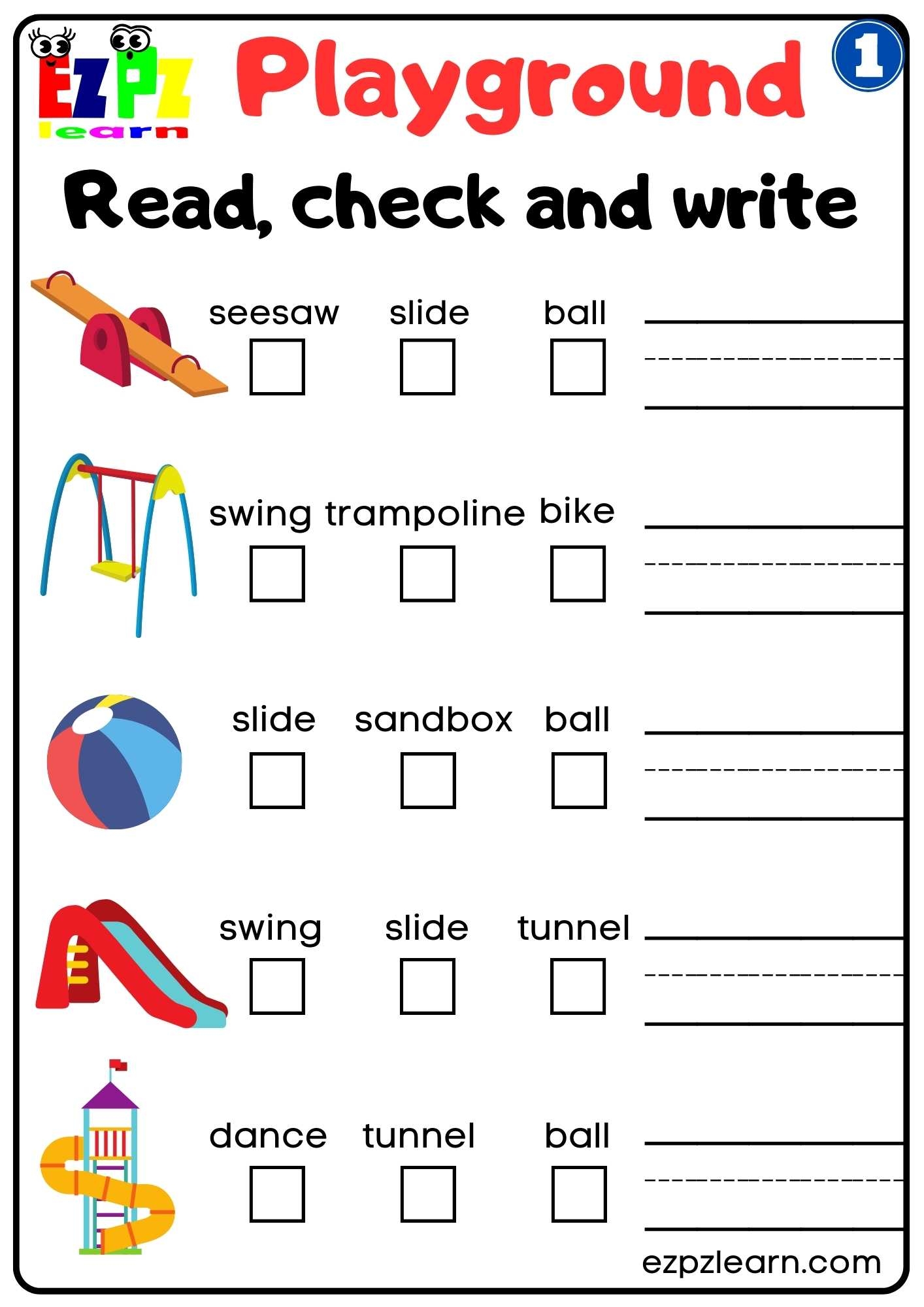 Esl Worksheets Kindergarten Free Download