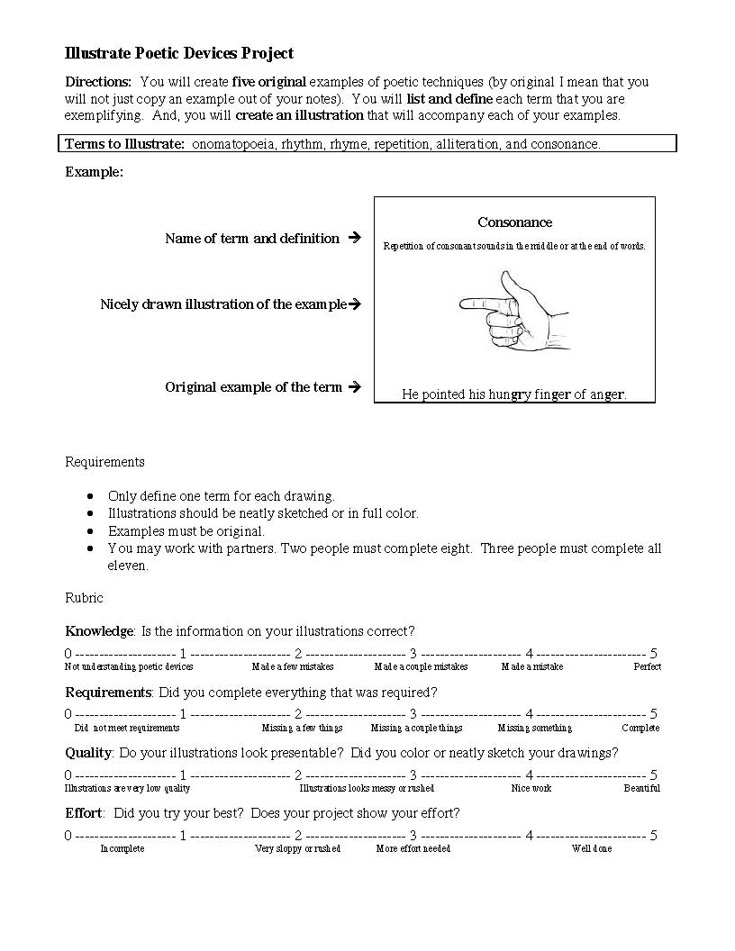 Poetic Devices Worksheets U0026 Activities Figurative Language Poetic Devices Worksheets U0026 Activities Figurative Language