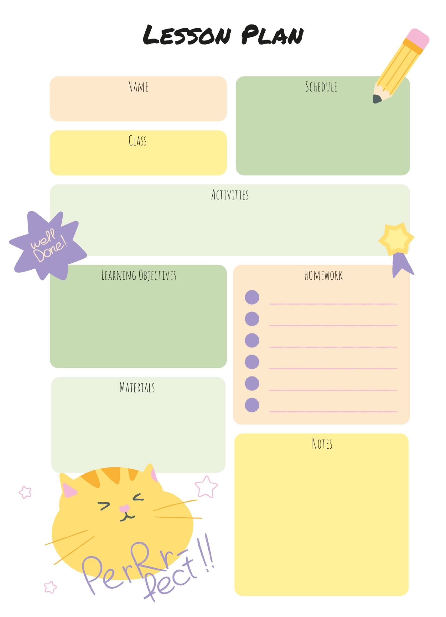 Preschool Blank Lesson Plan Free Google Docs Template Gdoc io