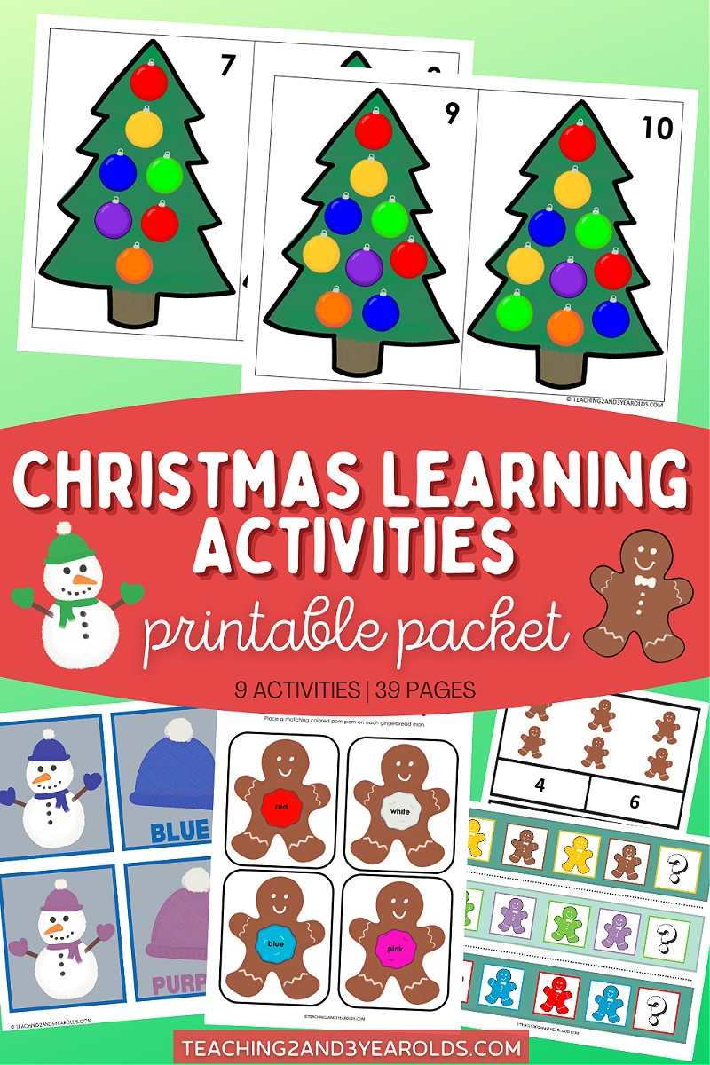 Preschool Christmas Activities Printables
