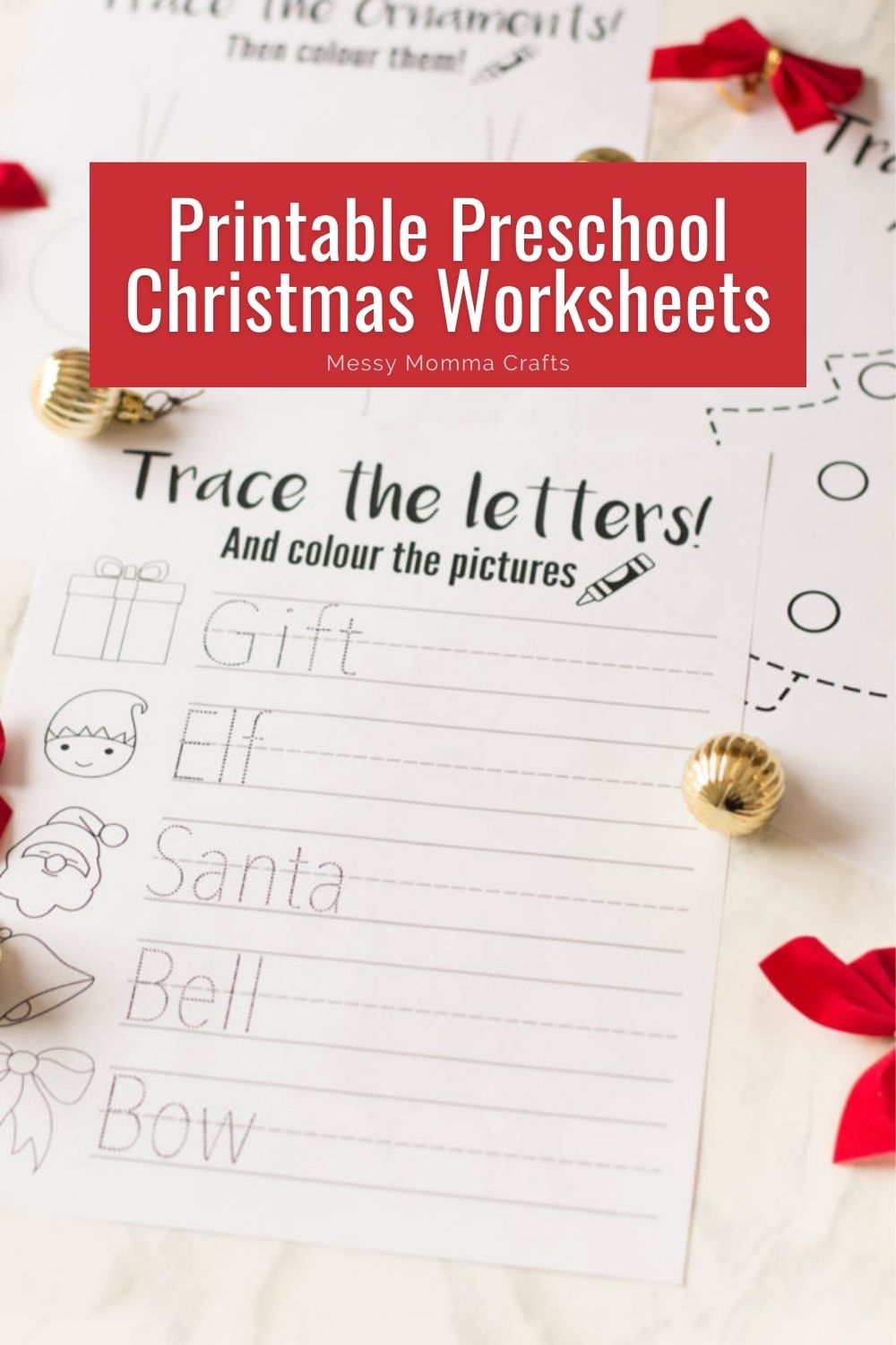 Preschool Christmas Worksheets Messy Momma Crafts Preschool Christmas Worksheets Messy Momma Crafts