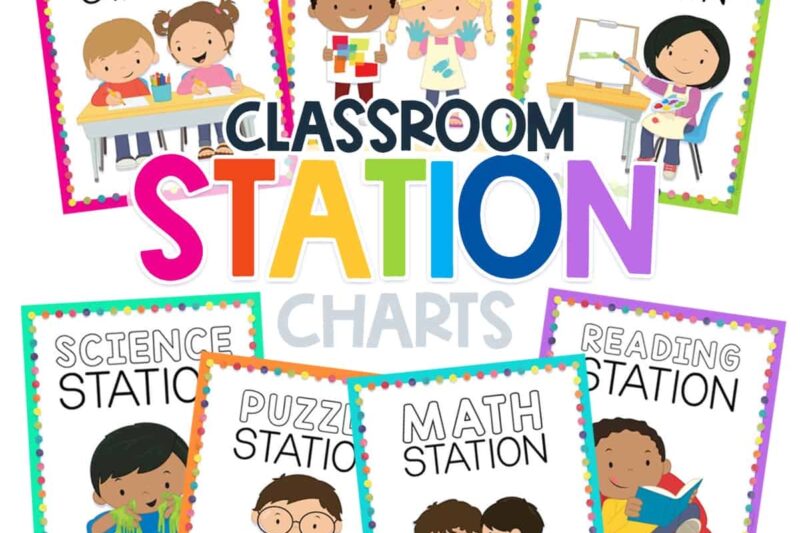 Free Printable Preschool Area Signs