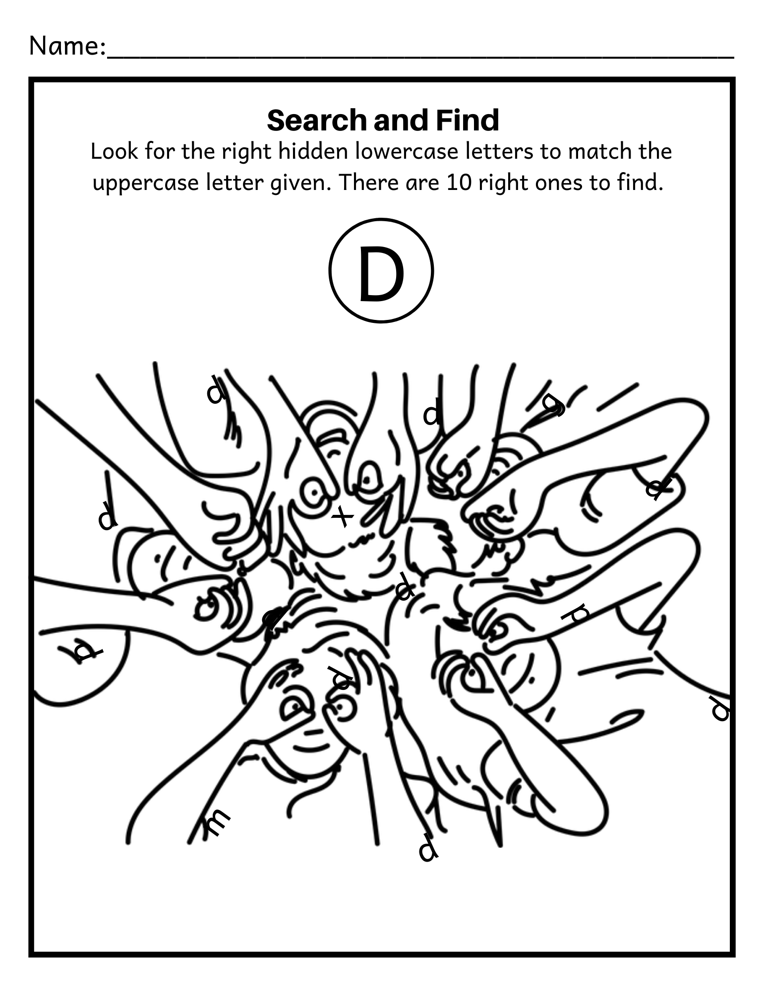 Find The Hidden Alphabet Worksheet Find The Hidden Alphabet Worksheet
