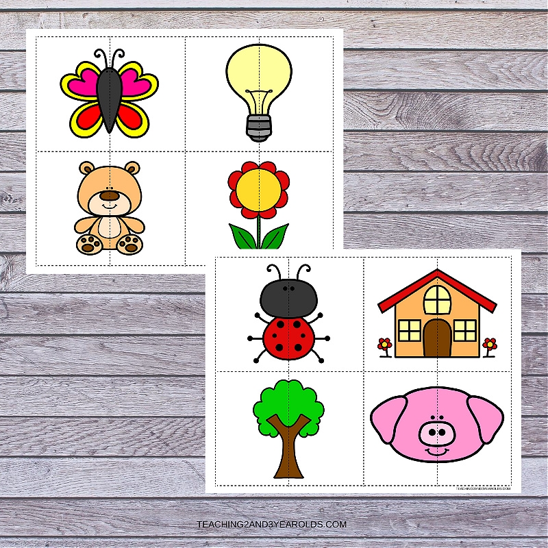 Free Preschool Symmnetry Printables