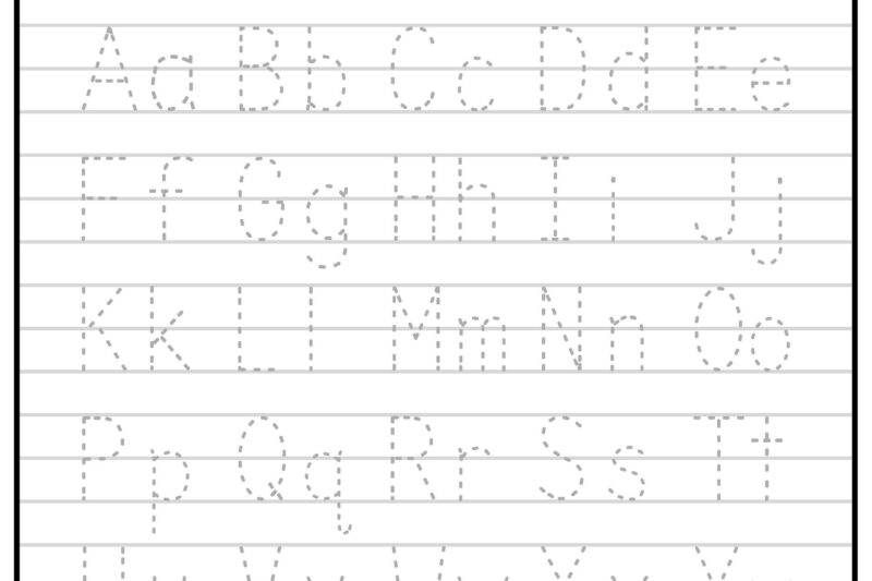 Alphabet Letters A To Z Worksheets