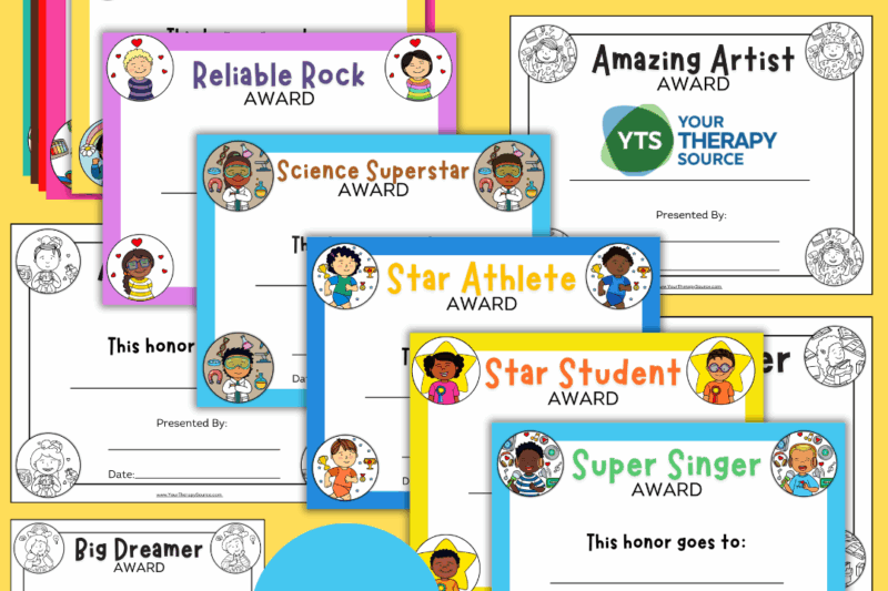 Most Photogenic Award Preschool Printable