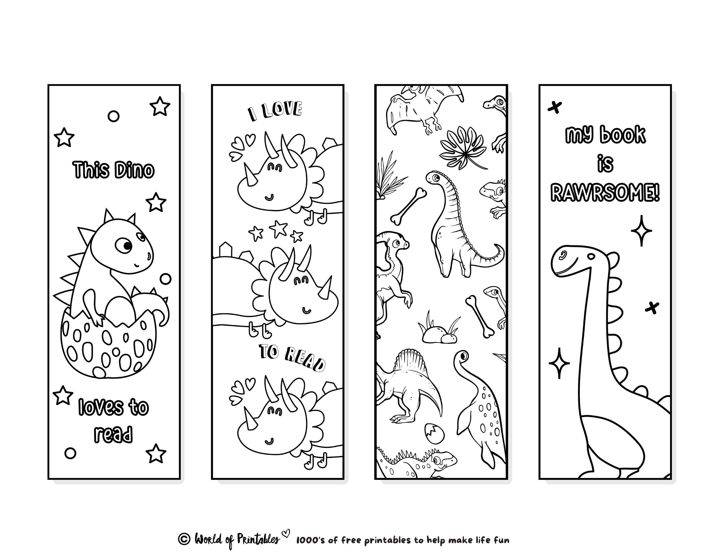 Printable Bookmarks To Color 120 For Adults U0026 Kids World Of 