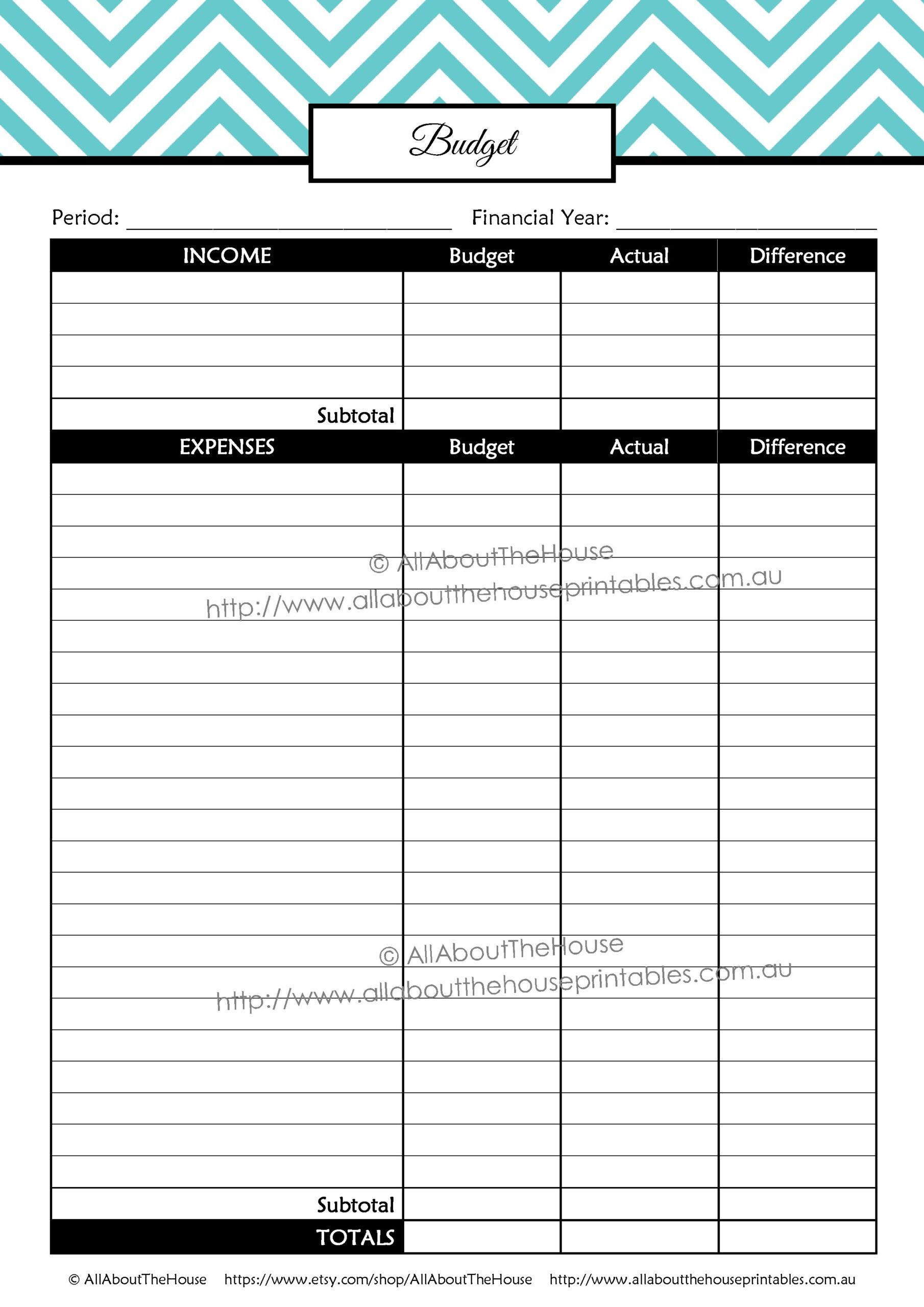 Printable Budget Planner Finance Binder Update AllAboutTheHouse Printables