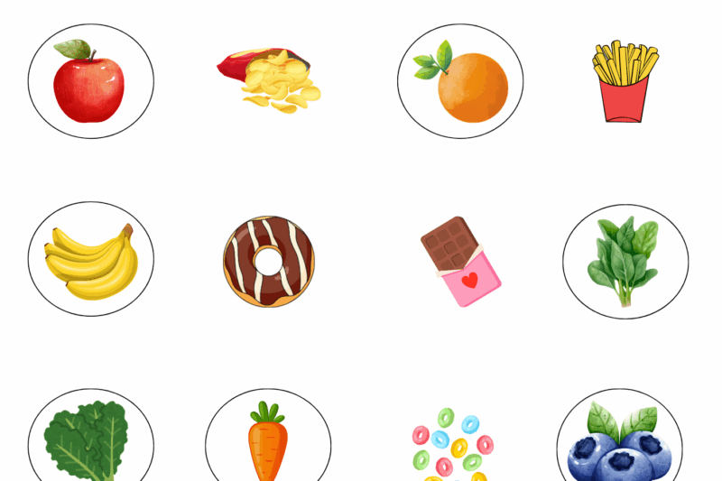 Free Printable Healthy Food Worksheets