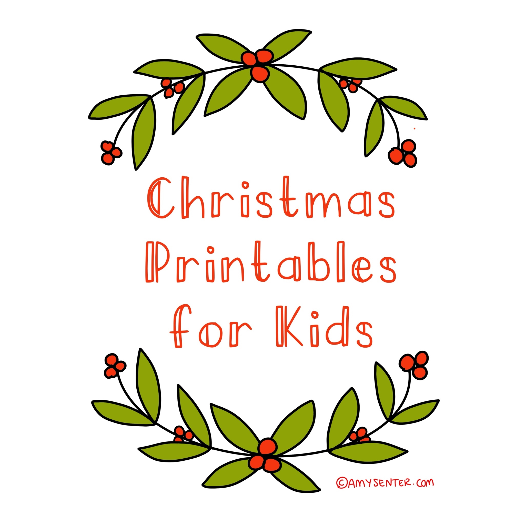 Toddler Printable Worksheets Christmas Free