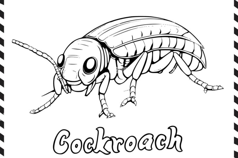Cockroach Printable Preschool