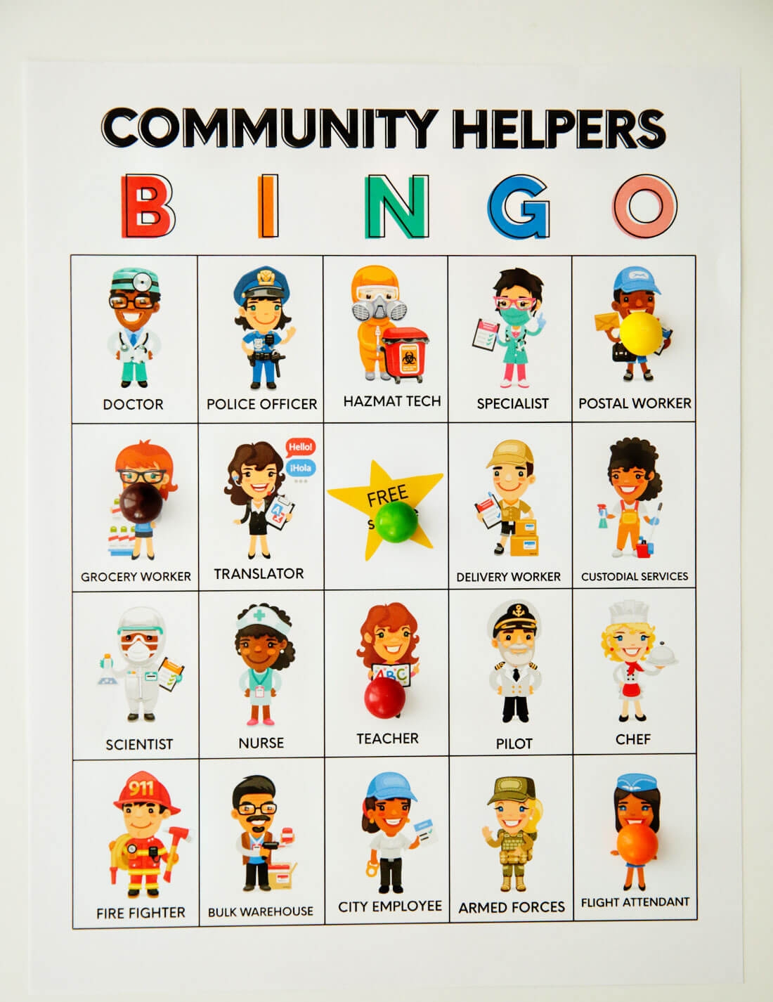 Free Printable Community Helpers Preschool Free Printable Community Helpers Preschool