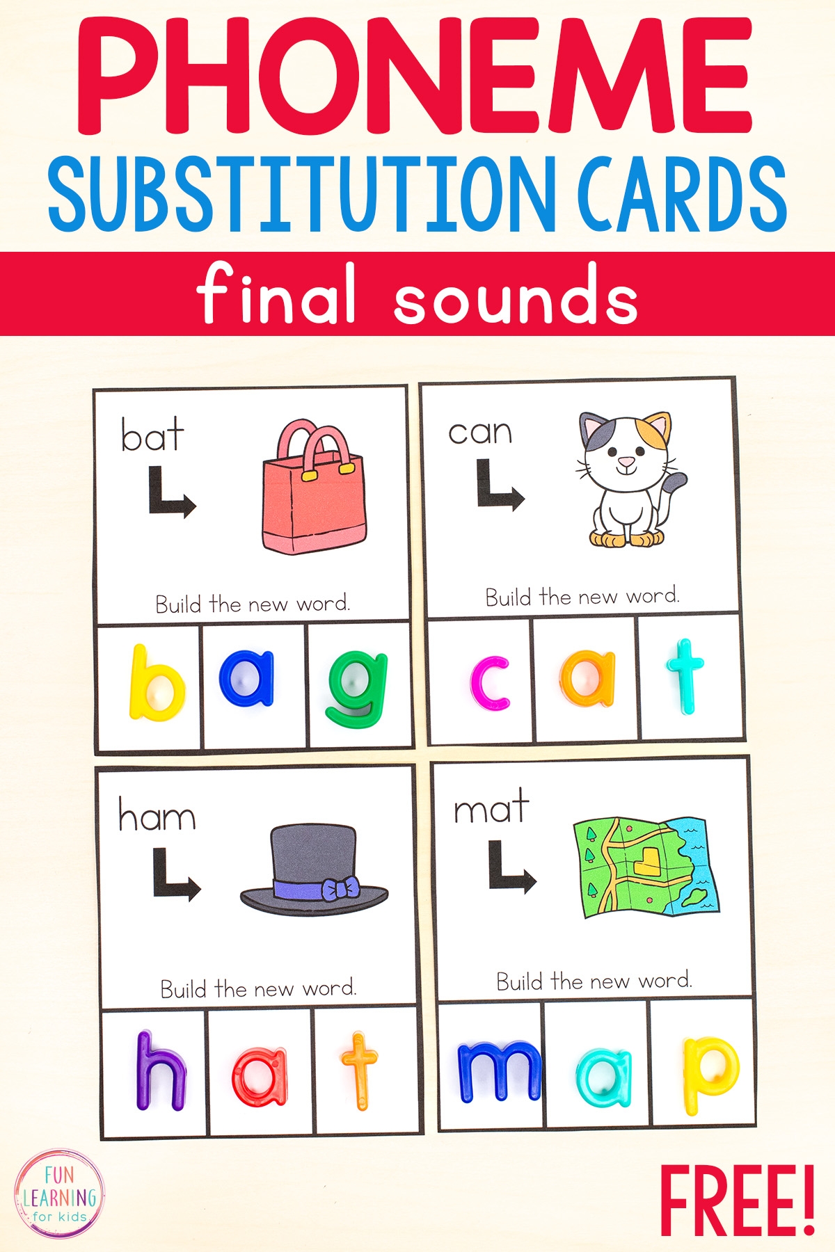 Ending Sounds Worksheets Kindergarten Free