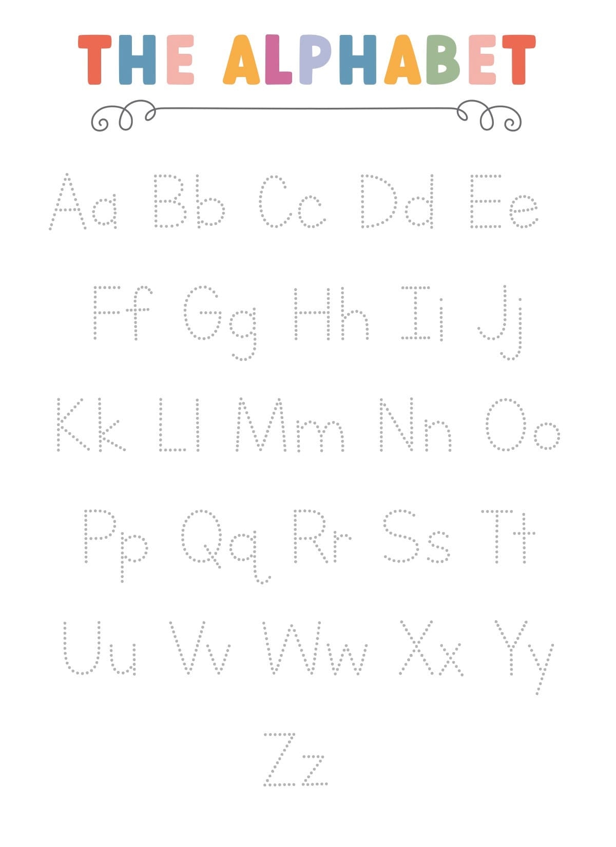 Free Printable Abc Worksheets Pre K