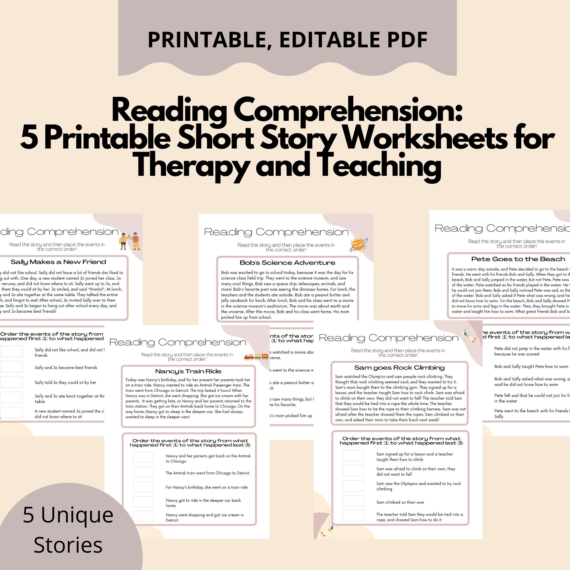 Parent Worksheets To Aid Reading Comprehension
