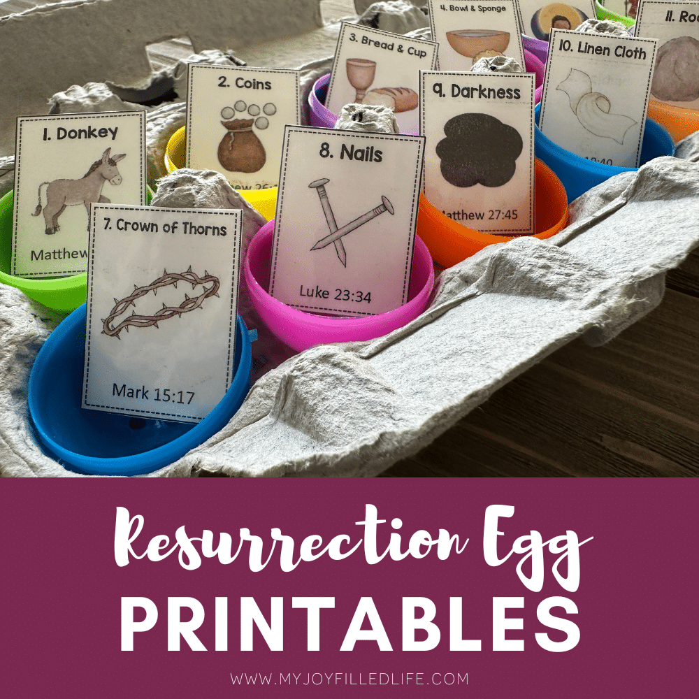 Printable Resurrection Eggs My Joy Filled Life