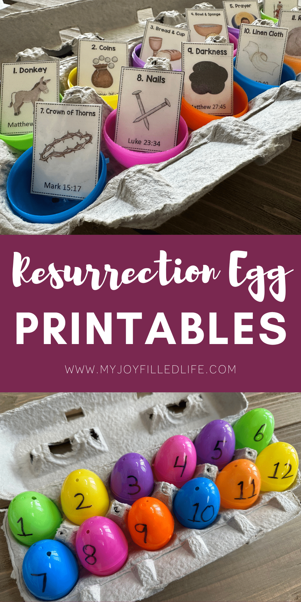 Printable Resurrection Eggs My Joy Filled Life