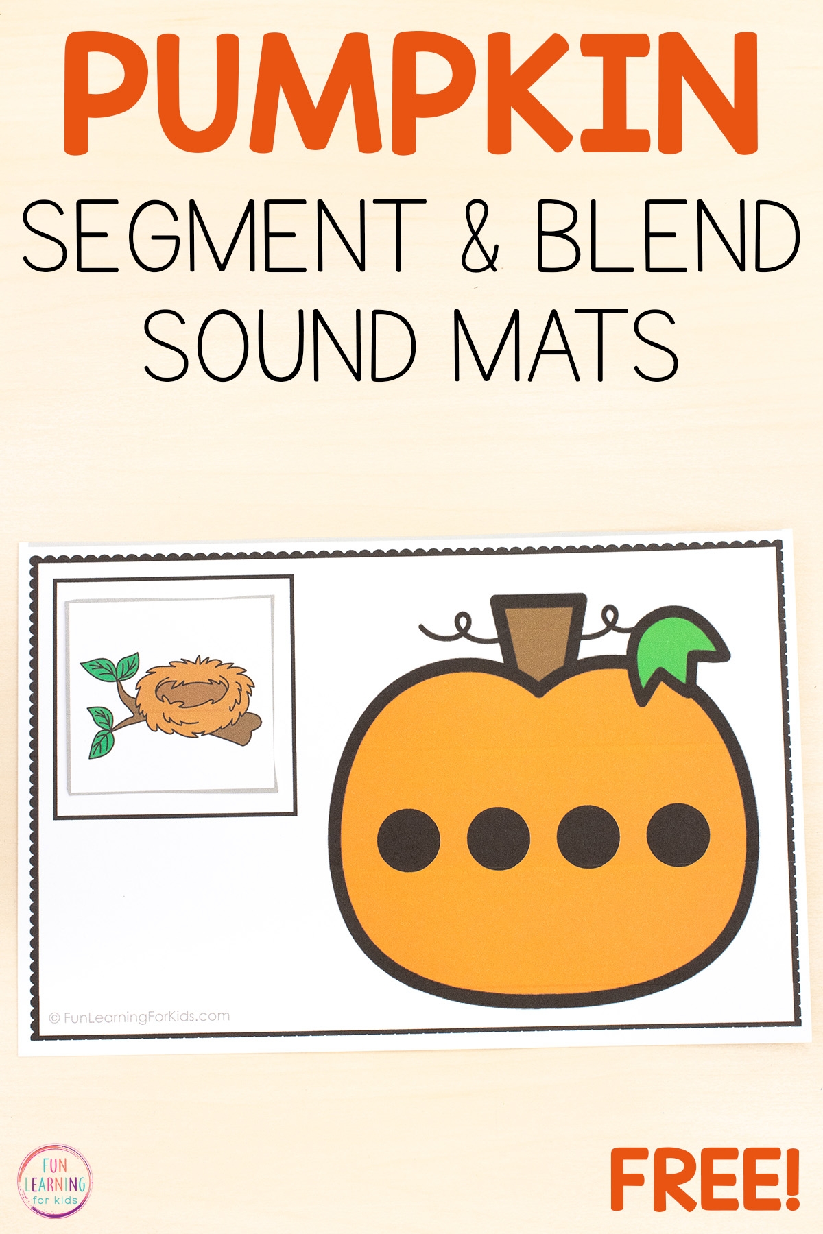 Pumpkin Phoneme Segmentation Mats For Phonemic Awareness Pumpkin Phoneme Segmentation Mats For Phonemic Awareness