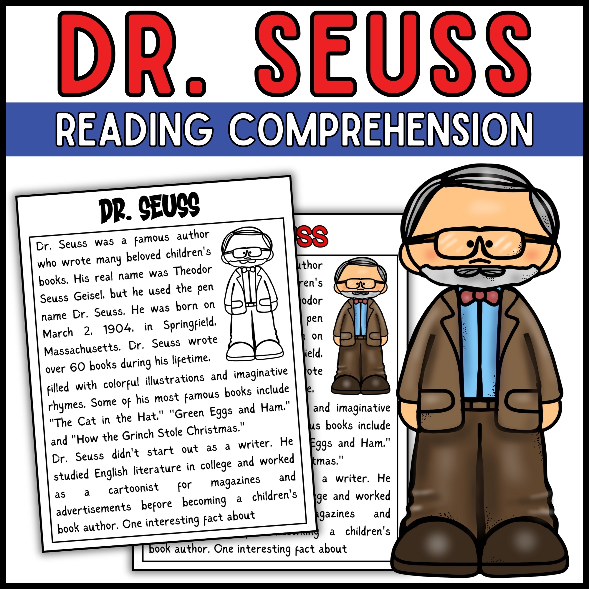 Read Across America Day Dr Seuss Reading Comprehension Passage U0026 Questions Made By Teachers Read Across America Day Dr Seuss Reading Comprehension Passage U0026 Questions Made By Teachers