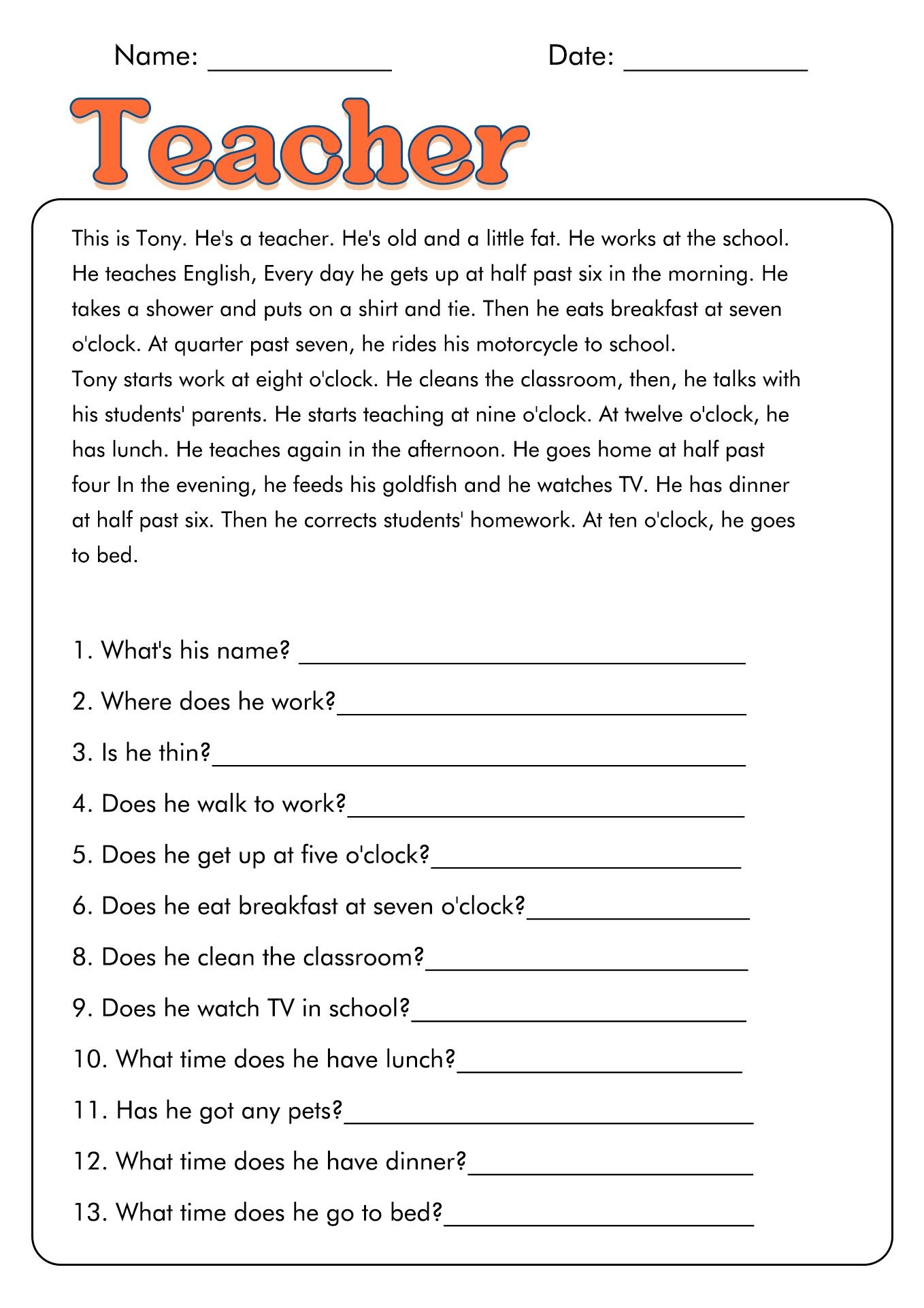 Reading Comprehension ESL Worksheets Worksheets Library Reading Comprehension ESL Worksheets Worksheets Library