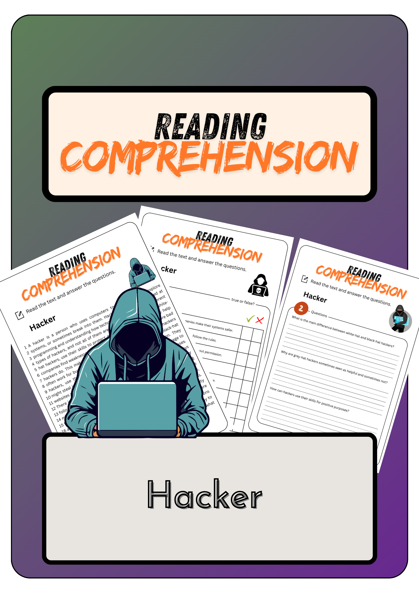 Computers Reading Comprehension Worksheets