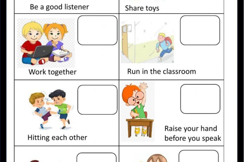 Free Printable Good Manners Worksheets