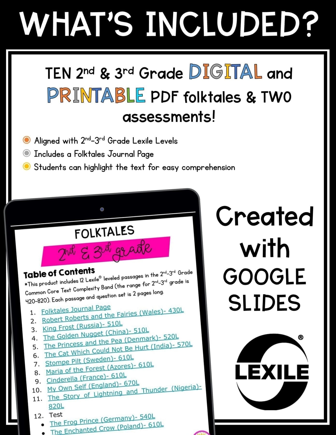 Folktales Reading Comprehension Worksheet 3rd Grade