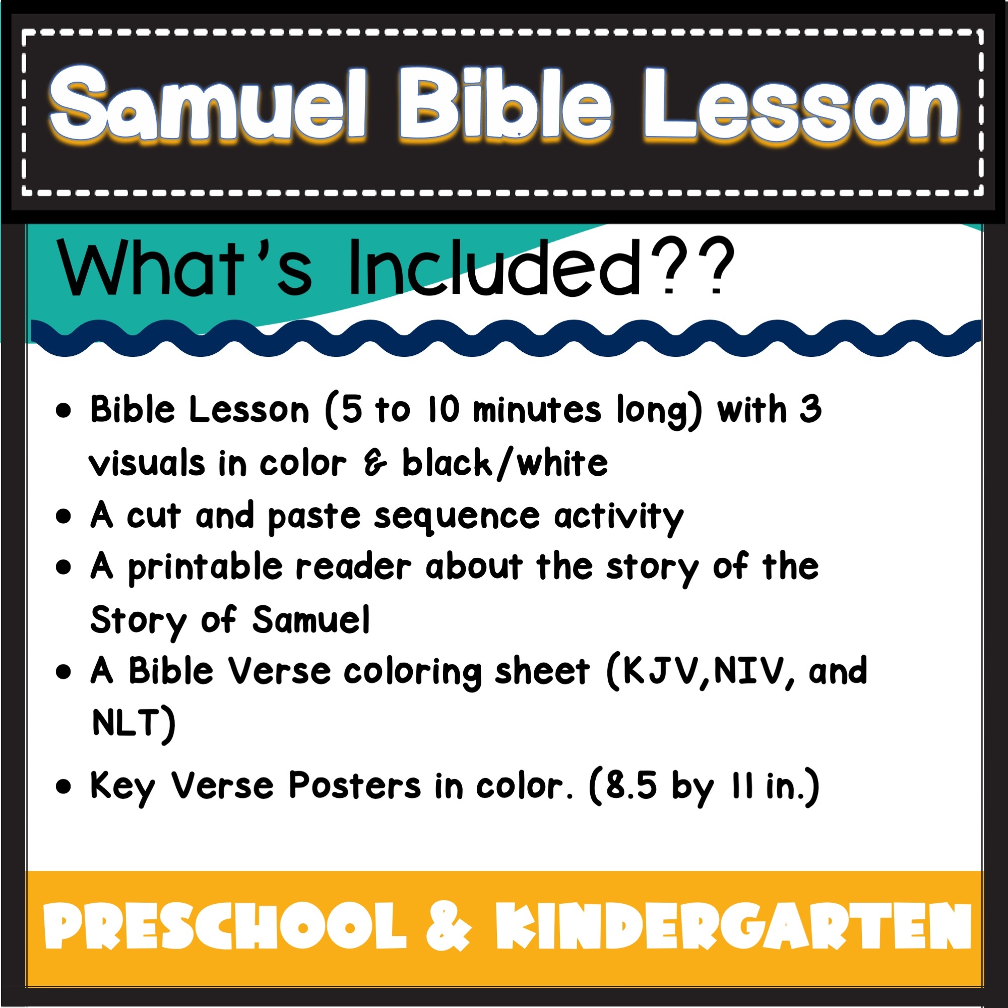 Free Printable Bible Worksheets About Samuel