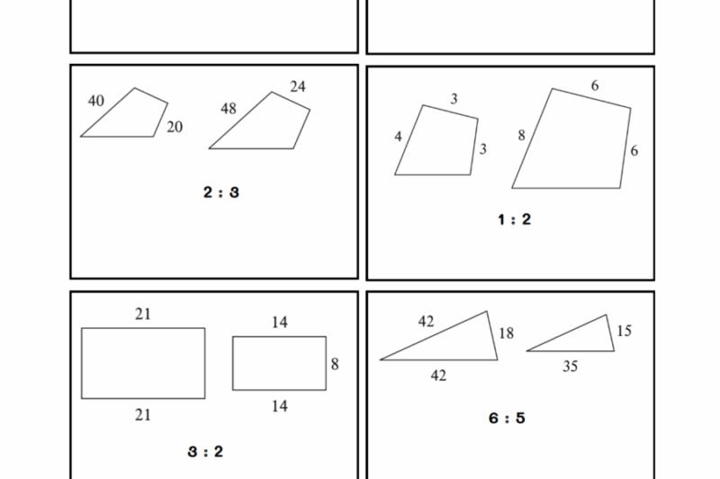 Free Printable Scale Factor Problem Worksheet