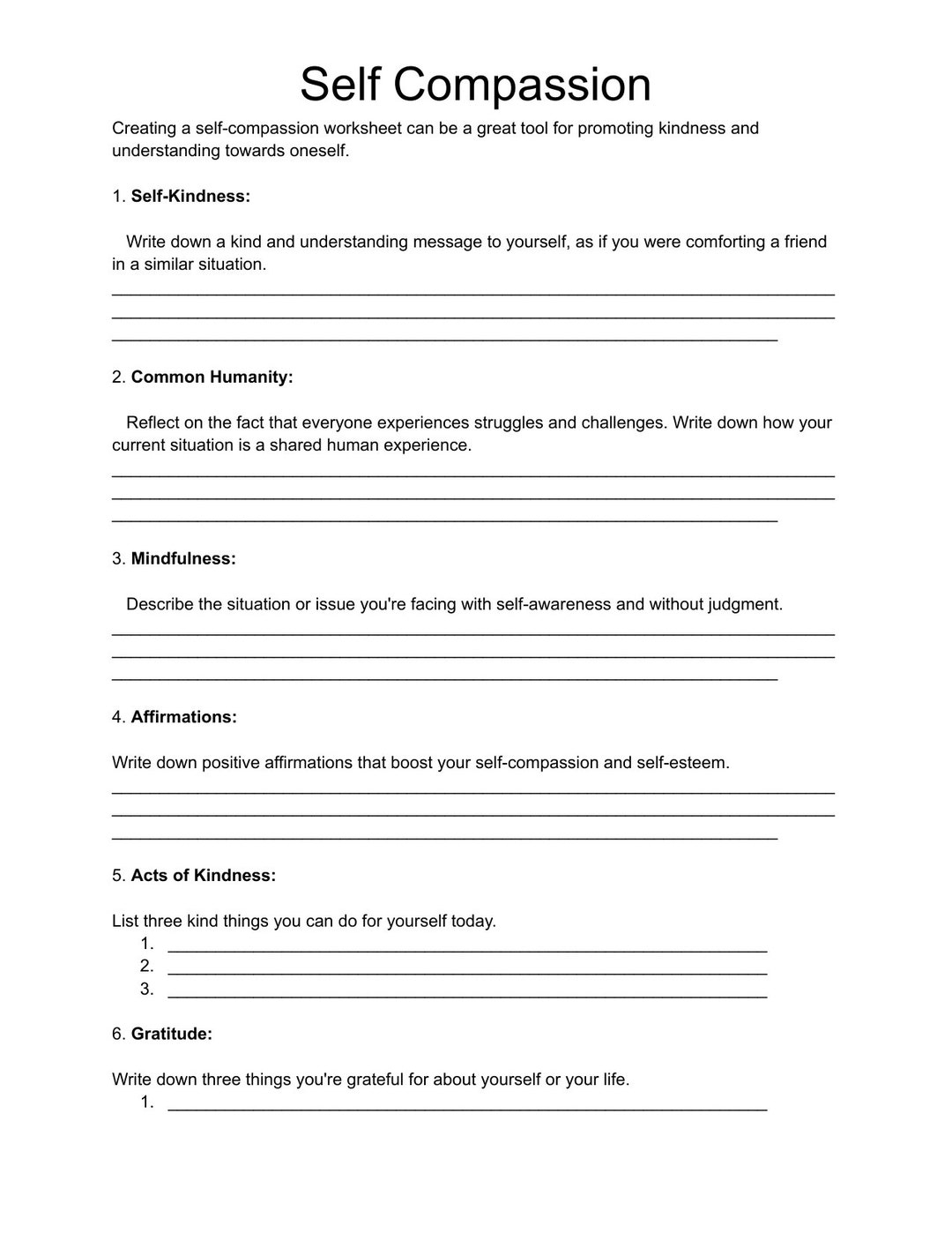 Self Compassion Worksheet Therapy Tool Social Work Tool Counseling Tool Mental Health Worksheet Etsy Self Compassion Worksheet Therapy Tool Social Work Tool Counseling Tool Mental Health Worksheet Etsy