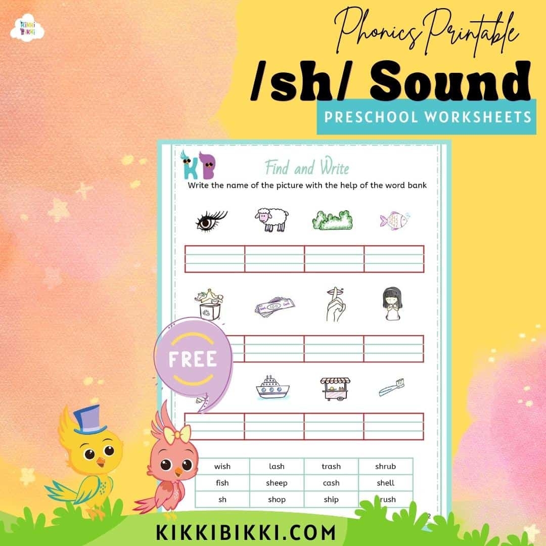 Free Phonic Worksheets Printables Sh Sound Free Phonic Worksheets Printables Sh Sound