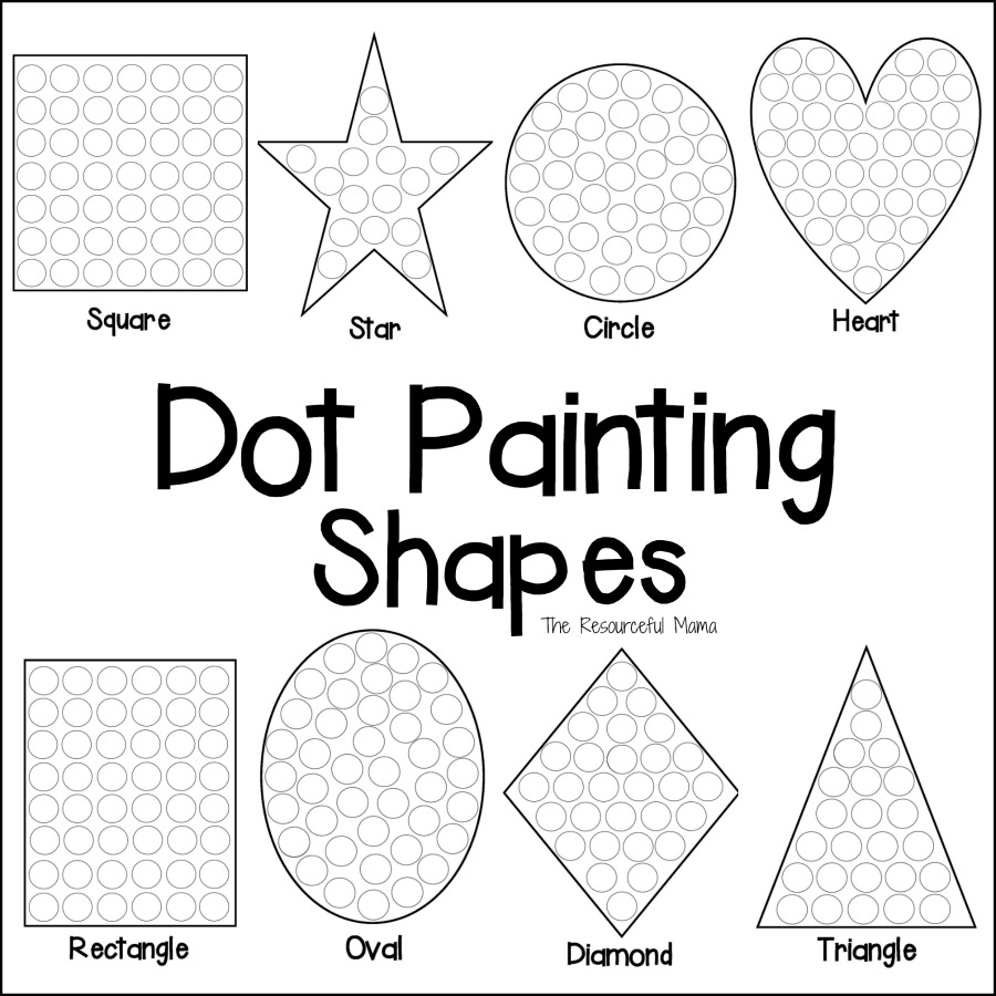 Bingo Dots Printable For Preschoolers