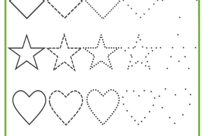 Free Printable Shapes Worksheets For Preschoolers