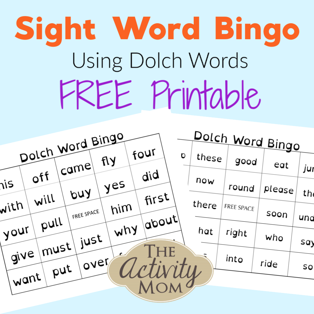 Dolch Sight Words Free Printable Worksheets