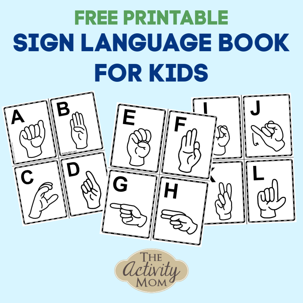 Free Printable Sign Language Worksheets