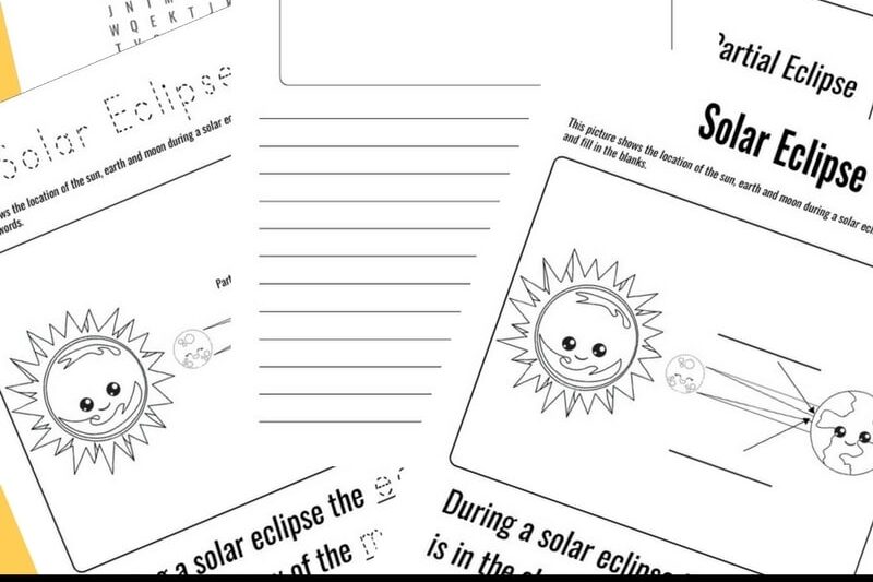 Free Printable Eclipse Worksheets