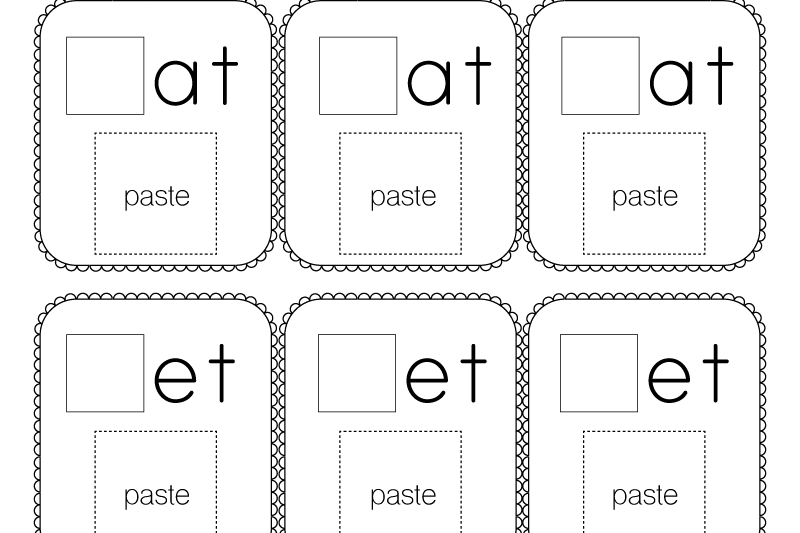 Three Letter Words Worksheets Kindergarten