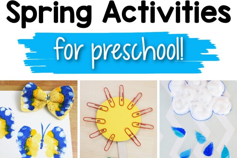 Spring Themed Printables For Preschool