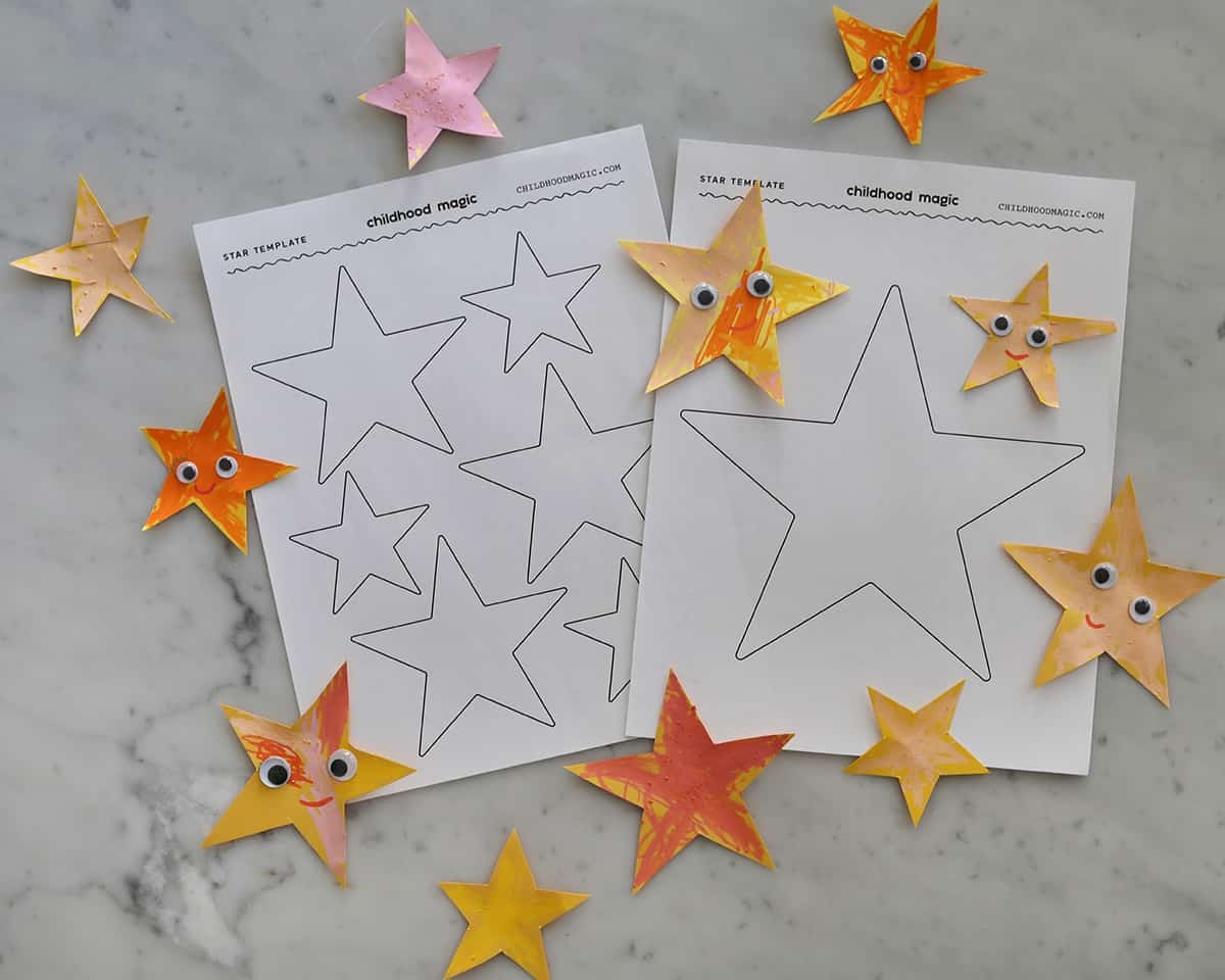 Star Template Childhood Magic Star Template Childhood Magic