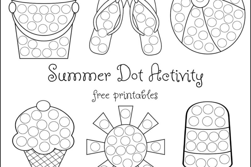 Do A Dot Worksheets Free Printables