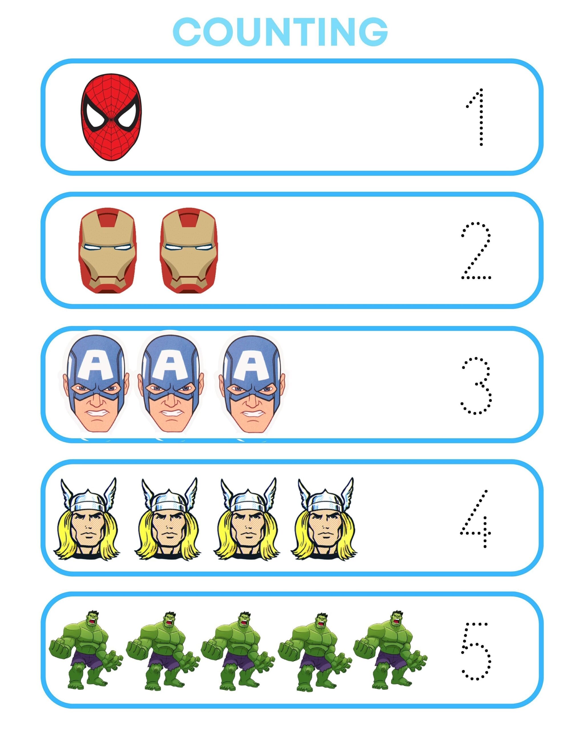 Superhero Math For Early Years Kids Kindergarten Superhero Counting Super Hero Math Super Hero Counting Early Years Math Math For Kid Etsy Australia