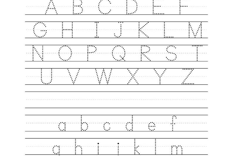 English Alphabet Pdf Worksheet