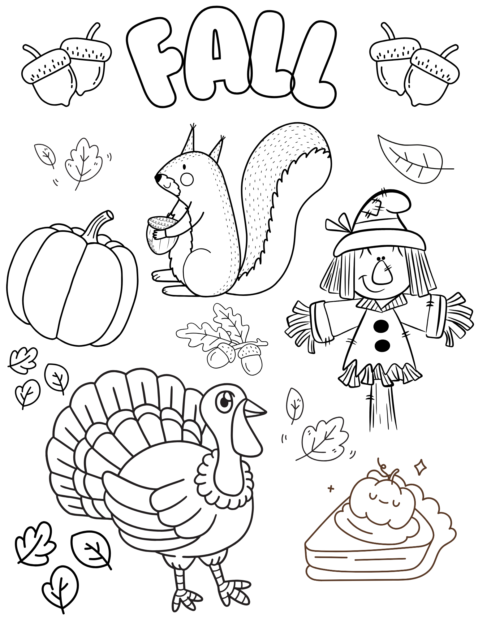 Preschool Thanksgiving Activities Printables