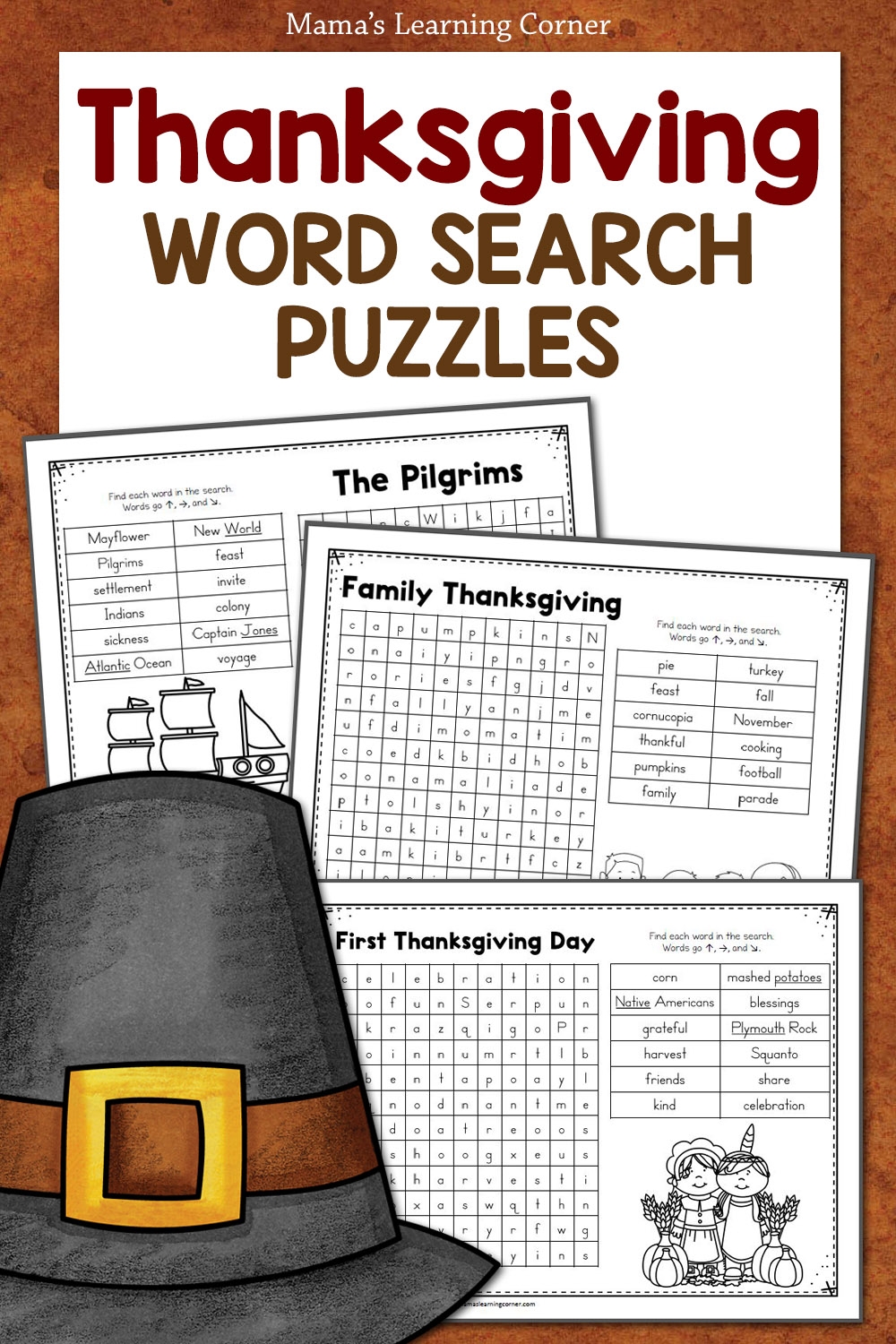 Free Kindergarten Thanksgiving Indian Worksheet