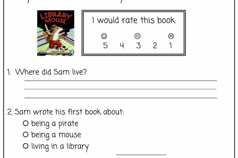 Free Printable Listening Comprehension Worksheets