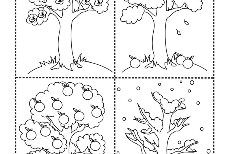 Seasons Tree Preschool Printables