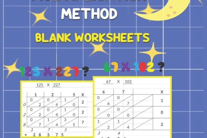 Free Printable Blank Lattice Multiplication Worksheets