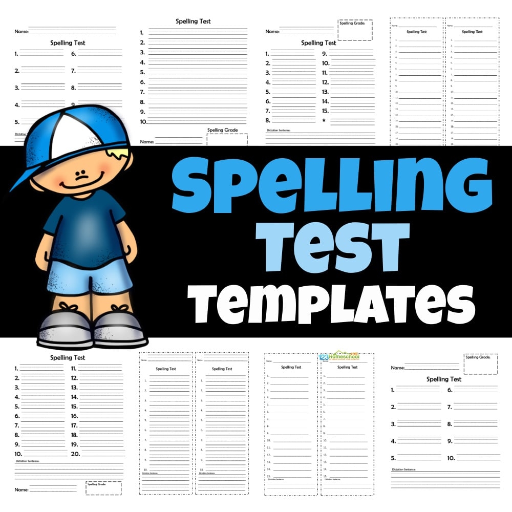 TONS Of Free Spelling Tests