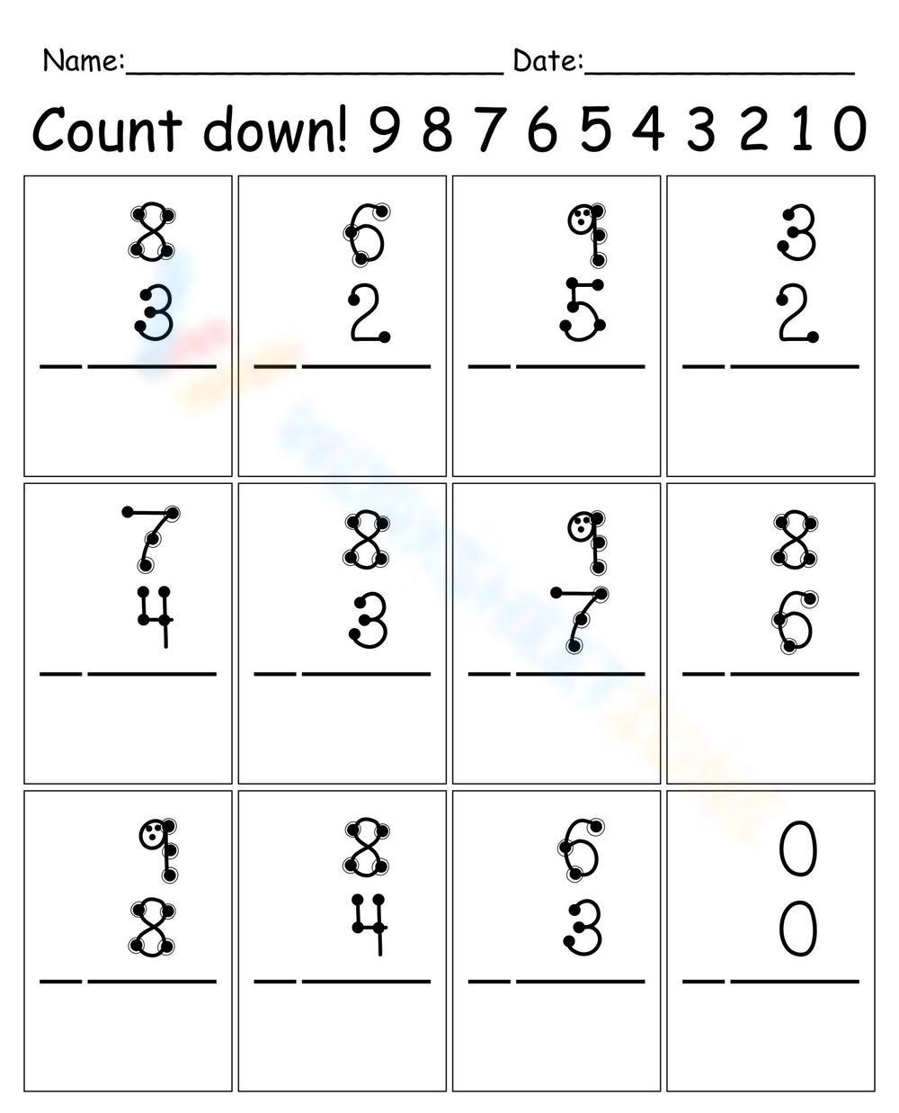 Touch Math Worksheets Pdf Free Download