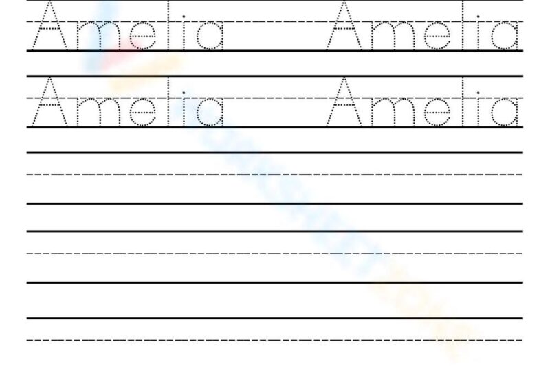 Free Name Printable Worksheets